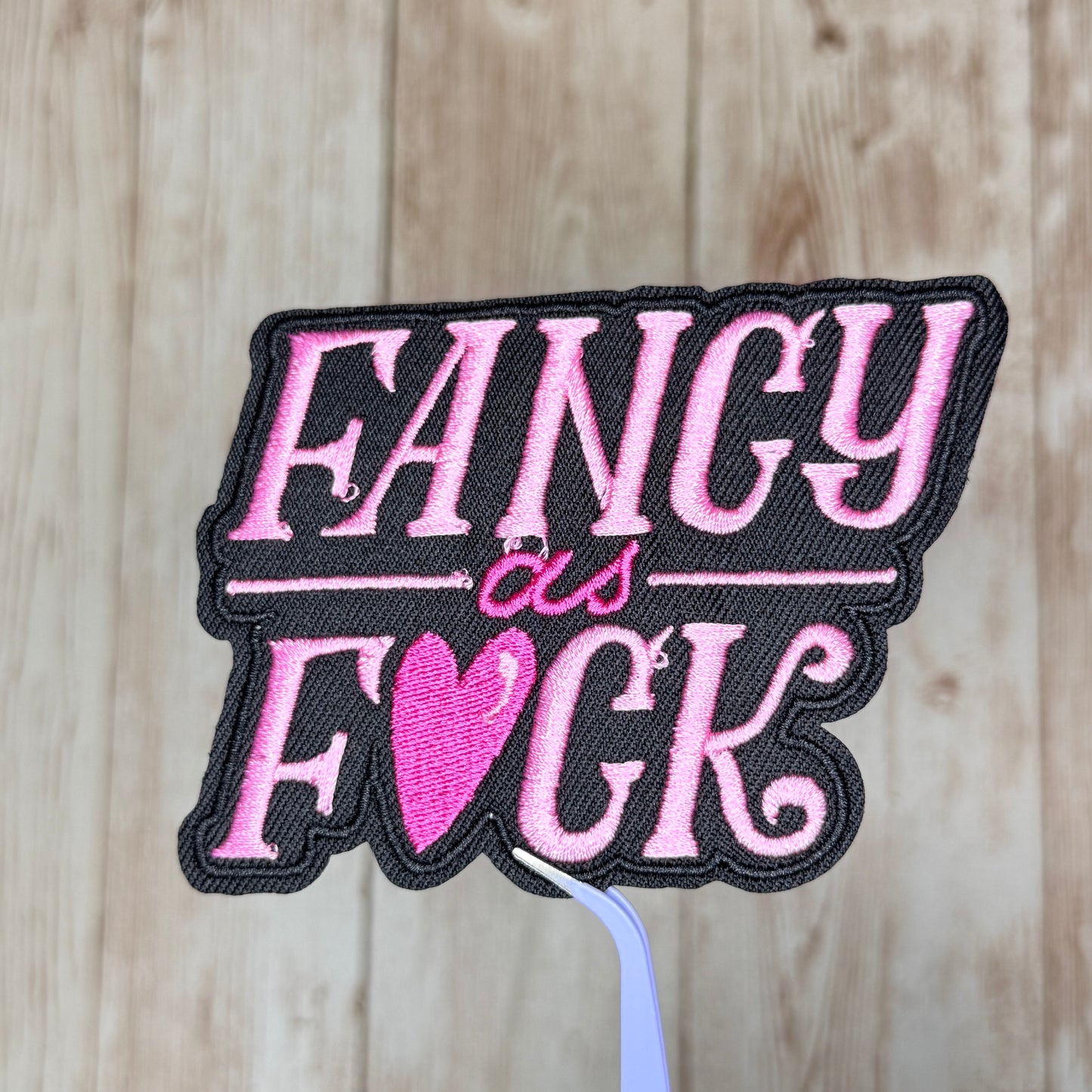 Pink Fancy as F*ck Iron-on Patch