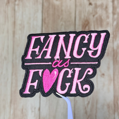 Pink Fancy as F*ck Iron-on Patch