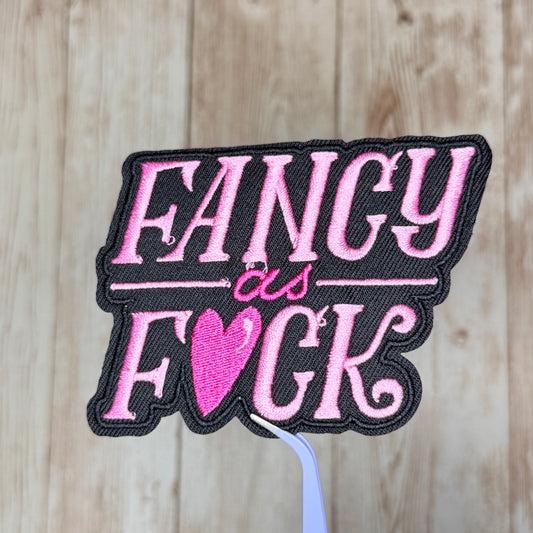 Pink Fancy as F*ck Iron-on Patch