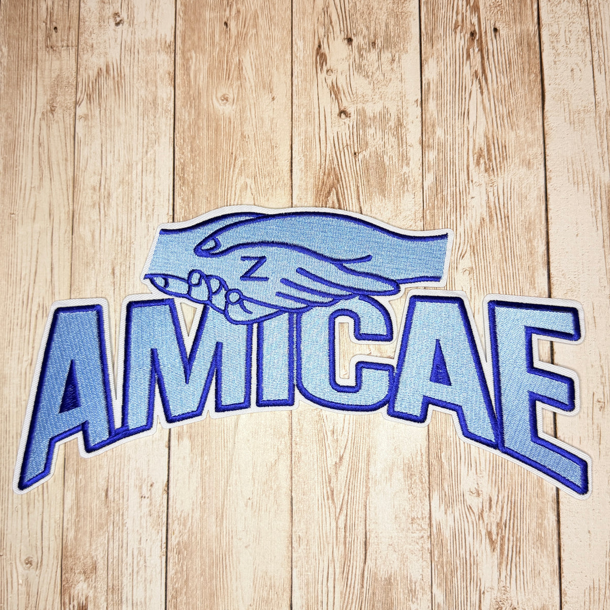 Amicae Hands Iron On Patch - Large