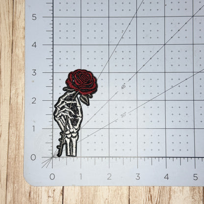 Dark Romance Love & Skulls Iron-on Patch Bundle