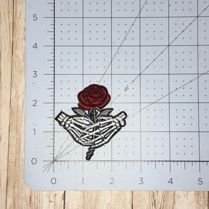 Dark Romance Love & Skulls Iron-on Patch Bundle