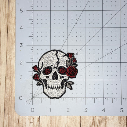 Dark Romance Love & Skulls Iron-on Patch Bundle