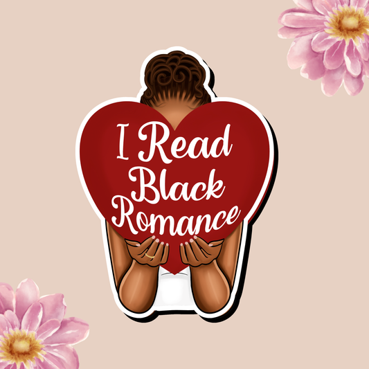 I Read Black Romance Vinyl Decal