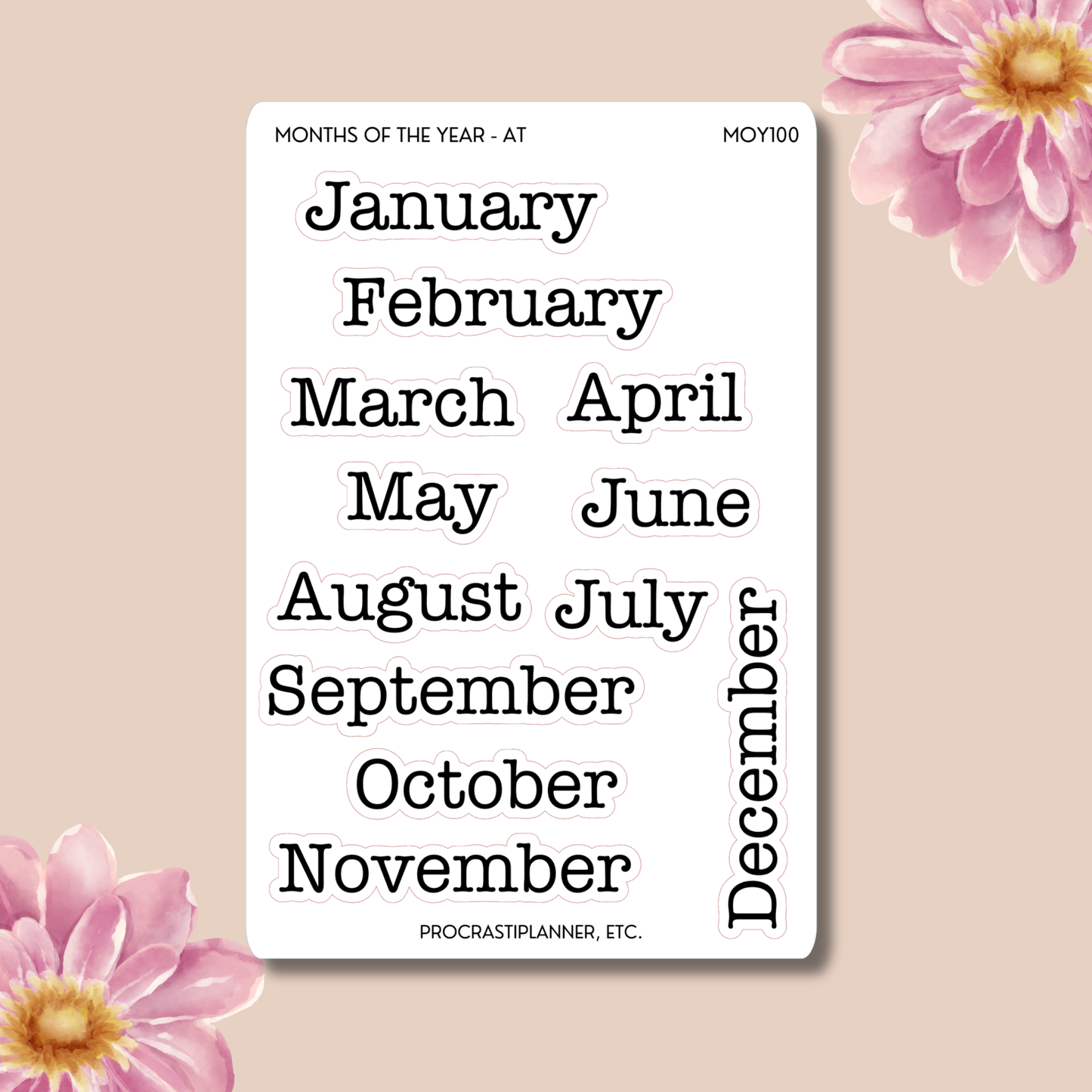 Months of the Year