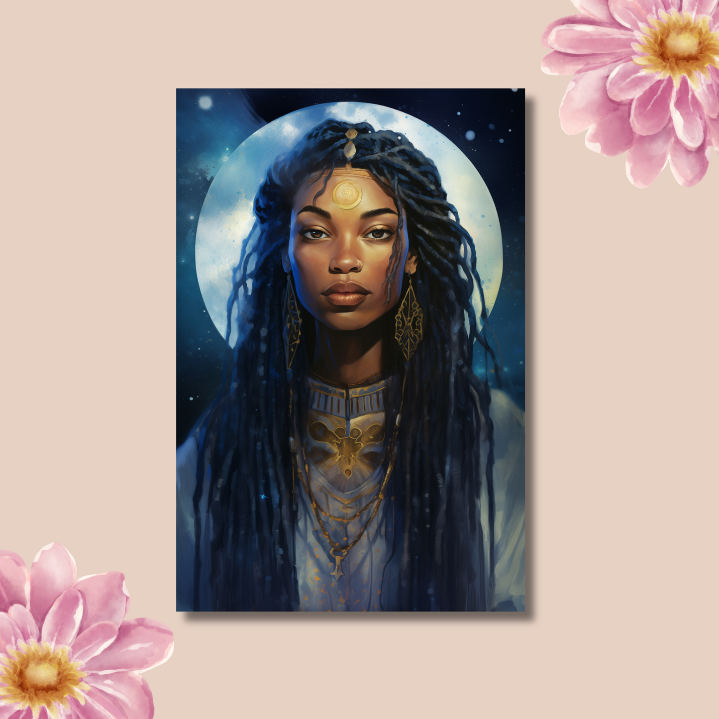 Moonlight 1 | 4x6 Colorful Kindle Case Inserts | Photo Paper or Laminated