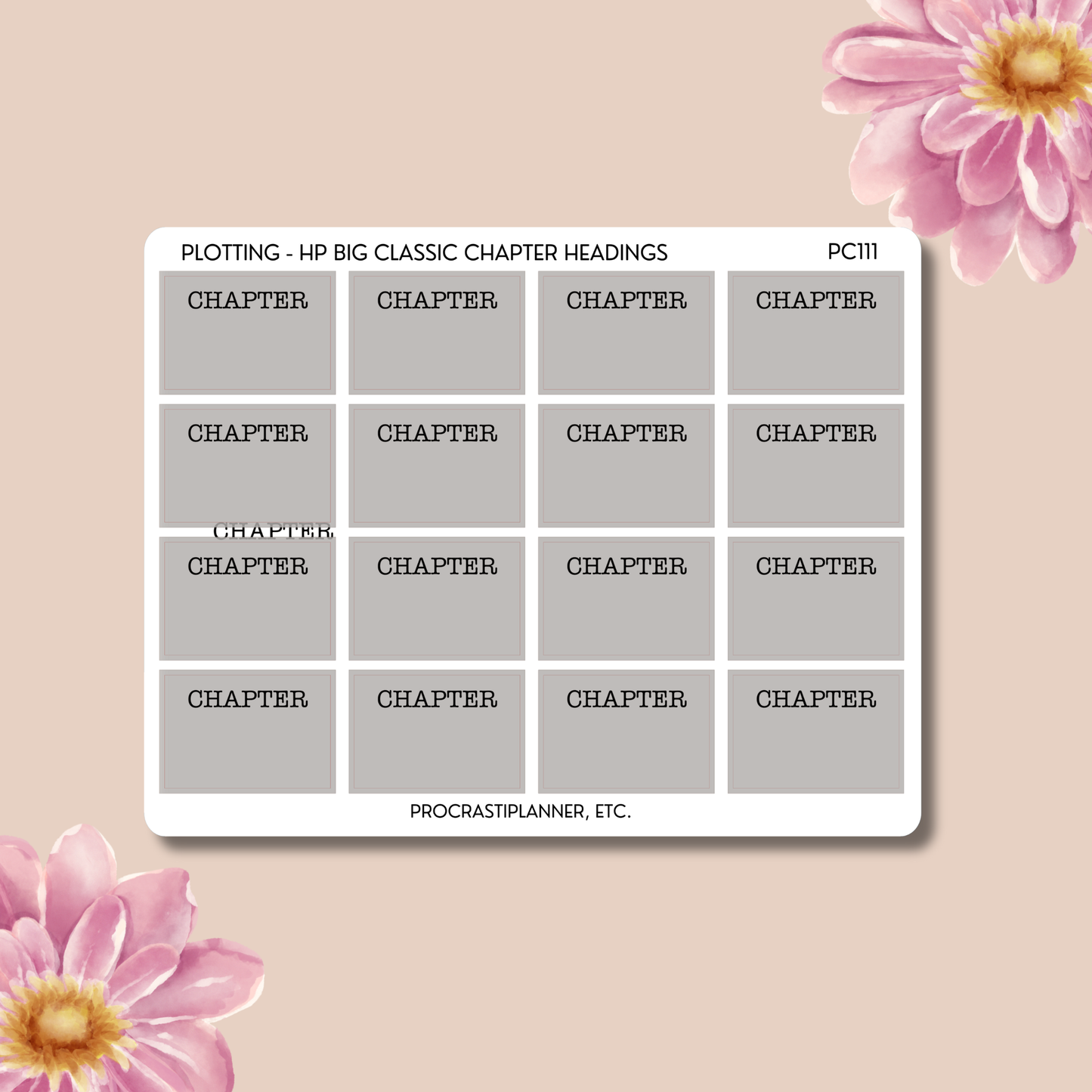 Plotting - Chapter & Scene Headings