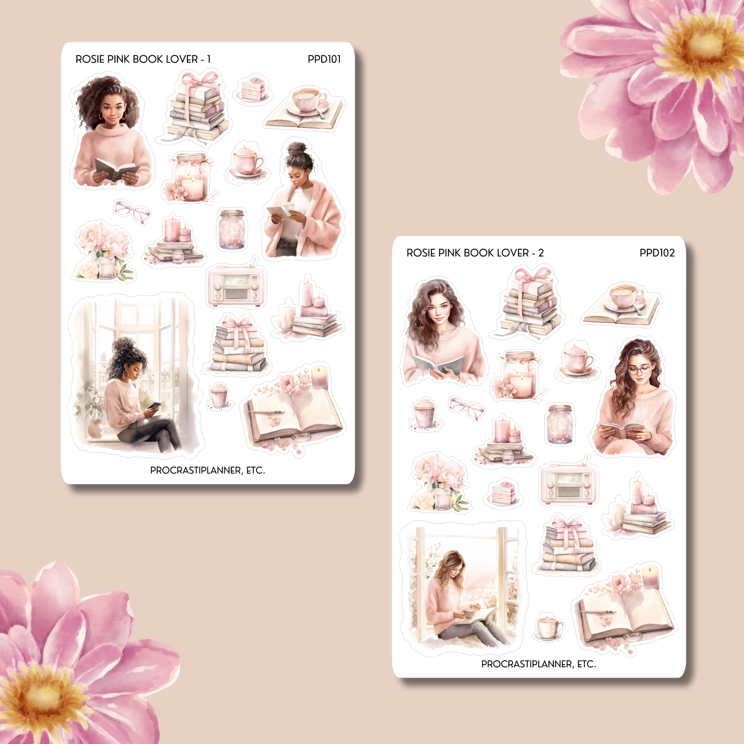 Rosie Pink Book Lover