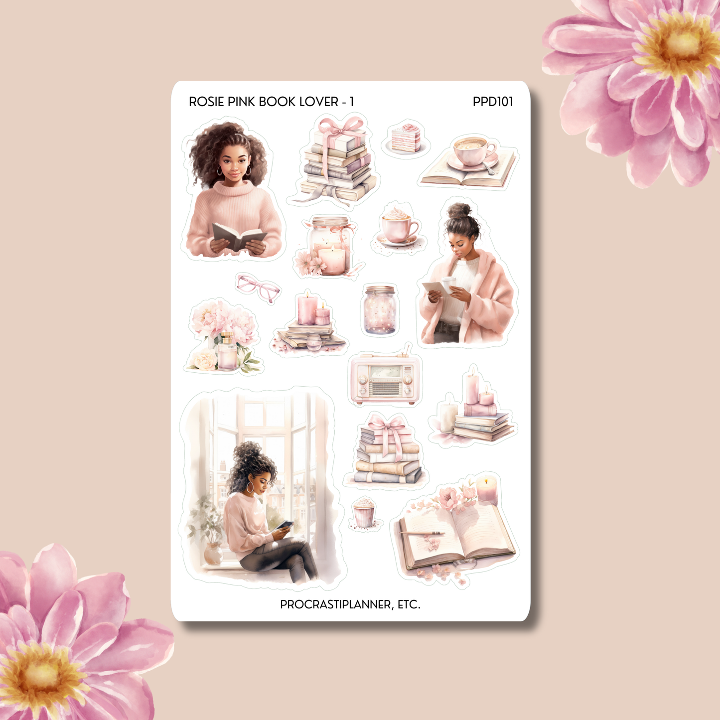 Rosie Pink Book Lover