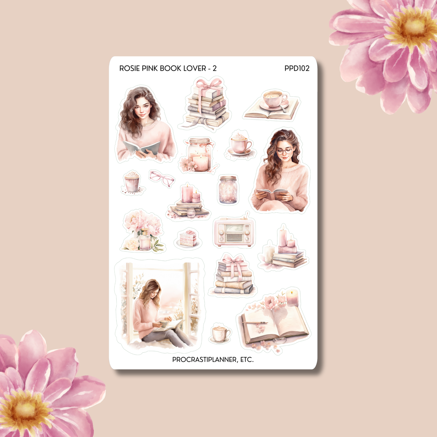 Rosie Pink Book Lover