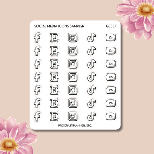 Social Media Icons Sampler