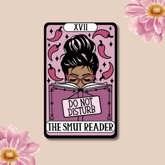 The Smut Reader Tarot Card Waterproof Sticker, Decal