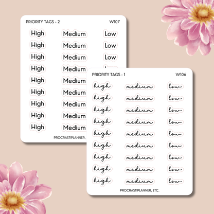 Priority Tags
