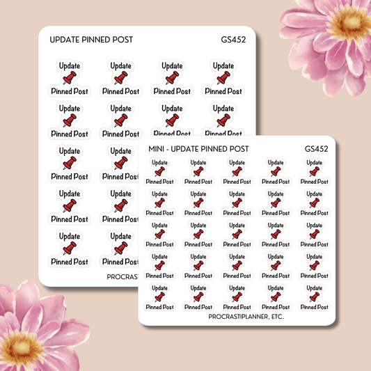 Update Pinned Post Planner Stickers