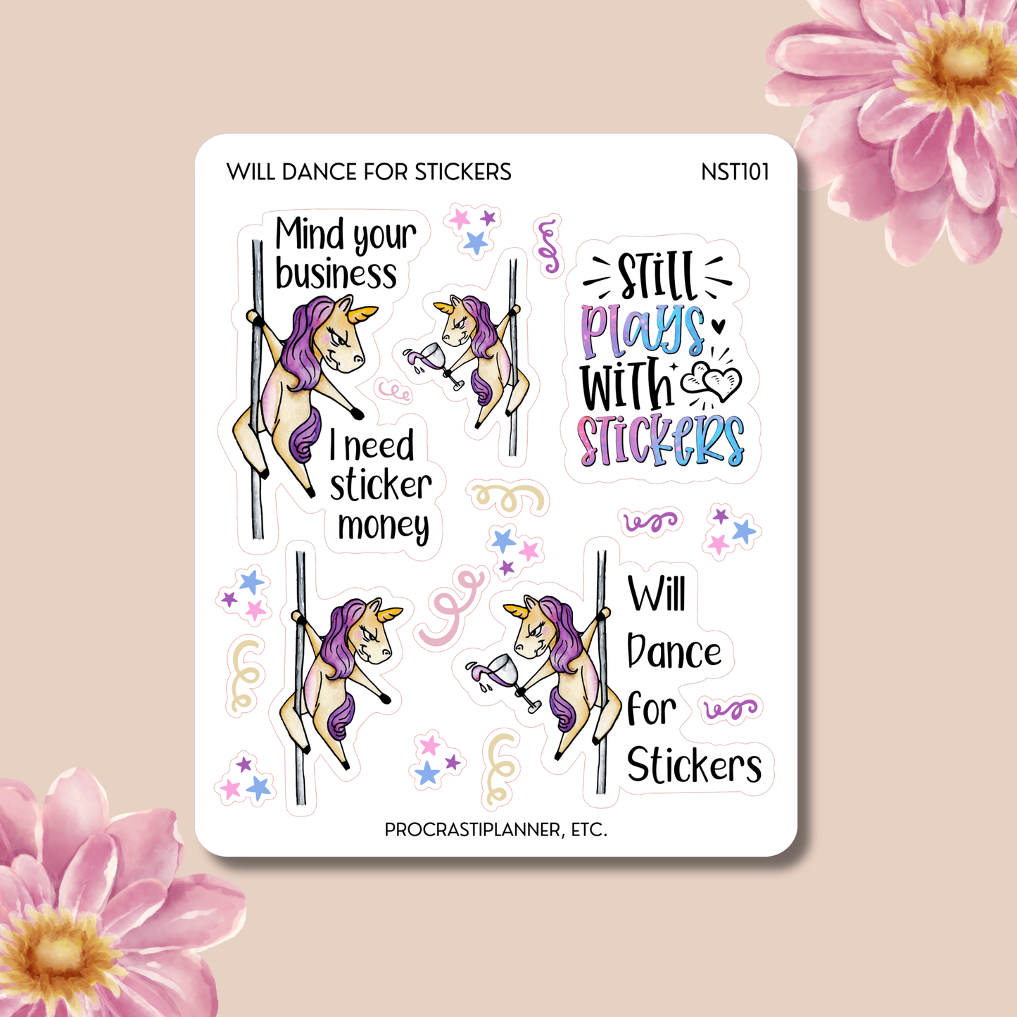 Will Dance for Stickers
