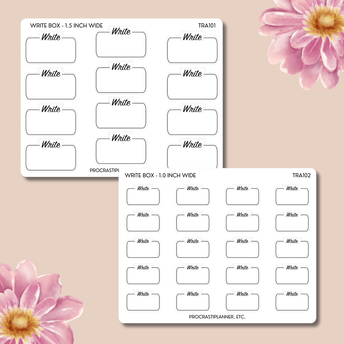 Write Blocks Word Count or Time Block Trackers