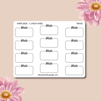 Write Blocks Word Count or Time Block Trackers