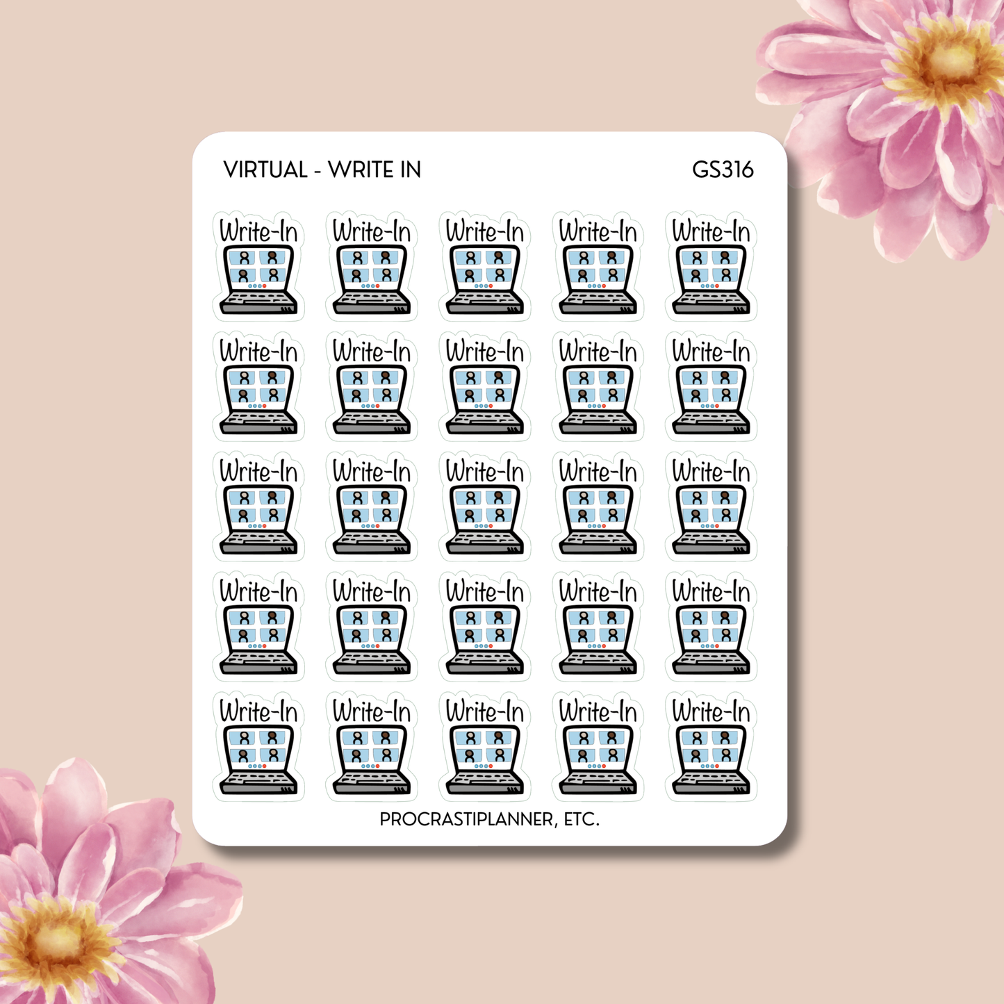 Virtual Normal - Write In – Procrastiplanner, Etc.