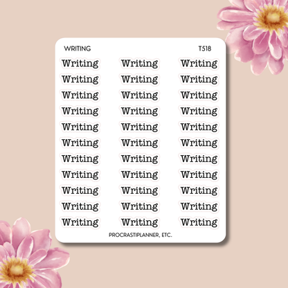 Text Only - Writing