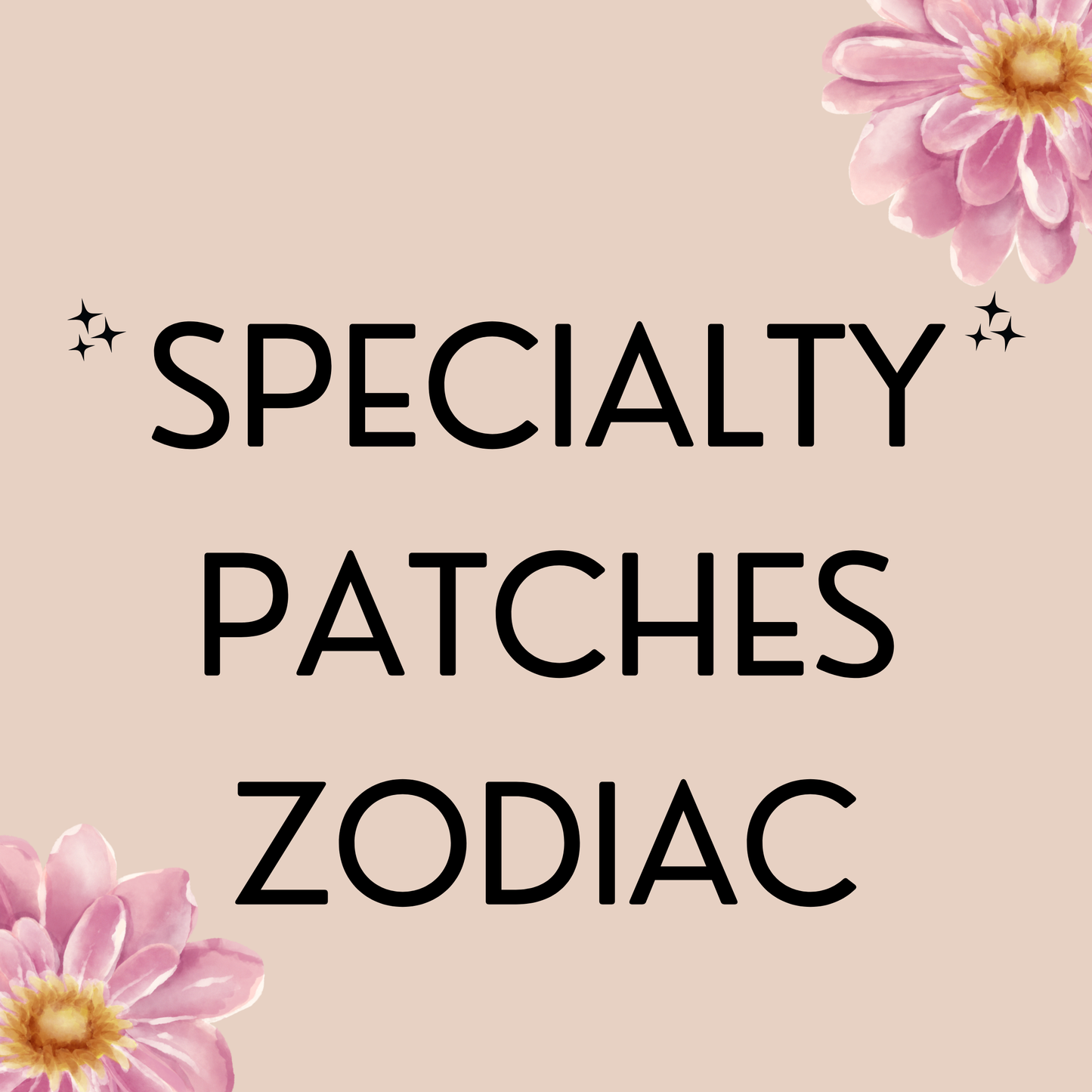 Zodiac Iron-On Patches