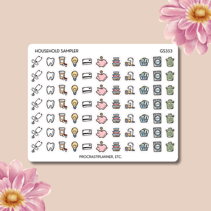 Household Icons Sampler