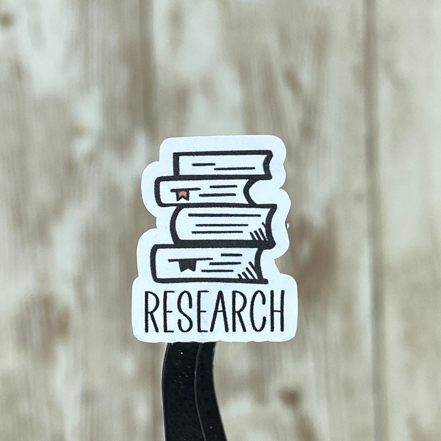 Research Book Stack Planner Stickers
