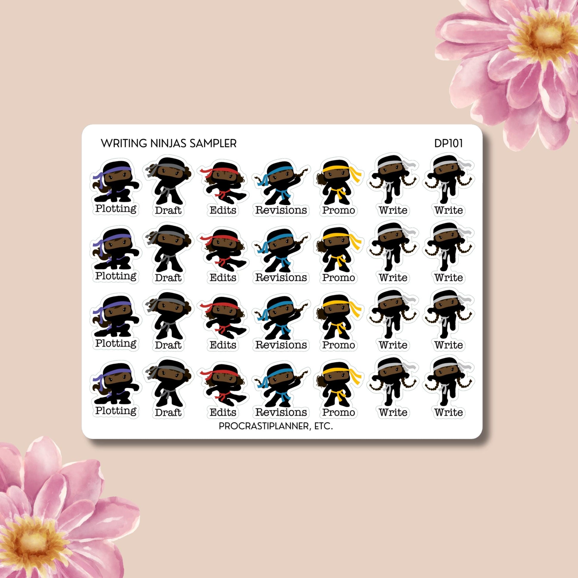 Various African American Ninja Writer