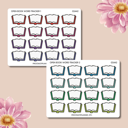 Open Book Word Count Tracker