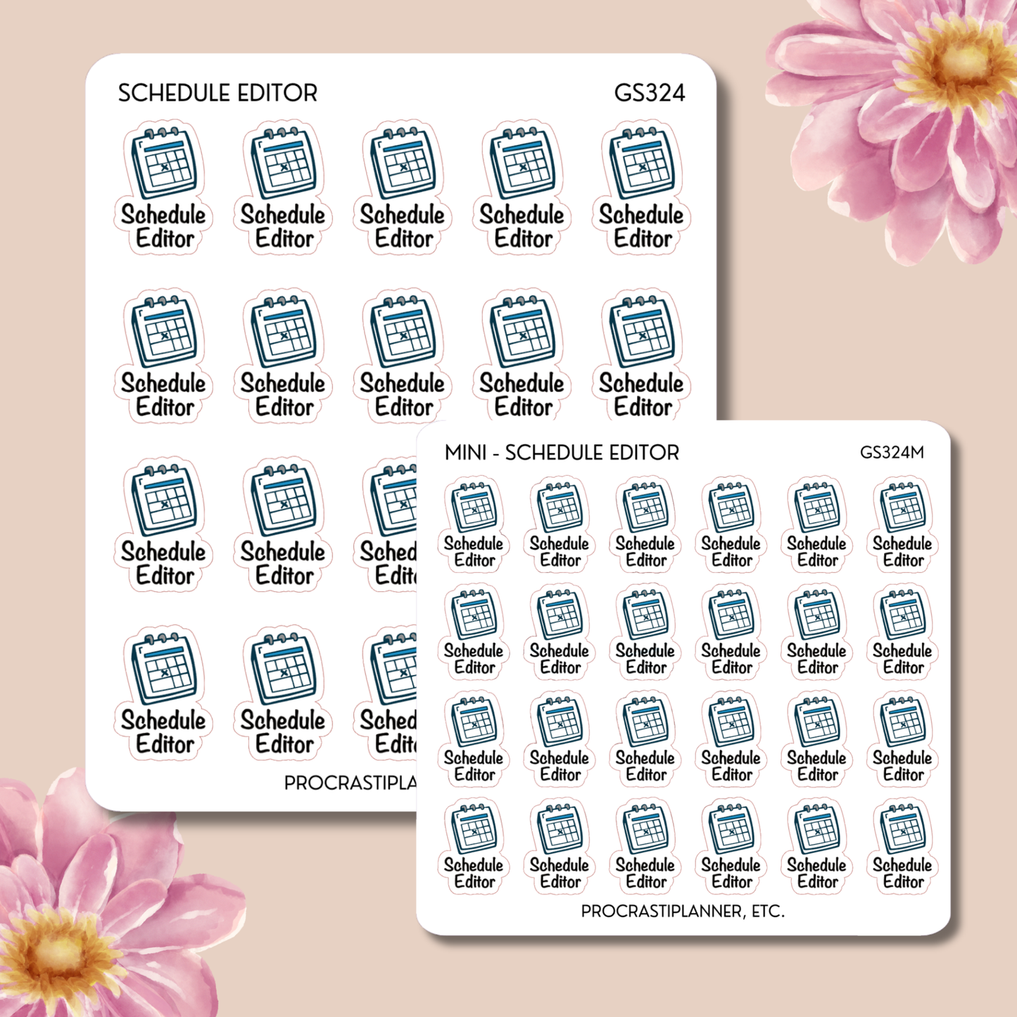Schedule Editor Appointment Planner Stickers