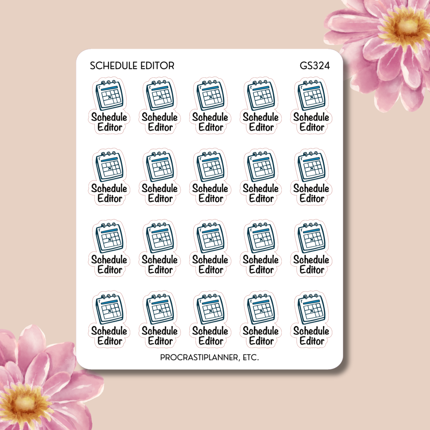 Schedule Editor Appointment Planner Stickers