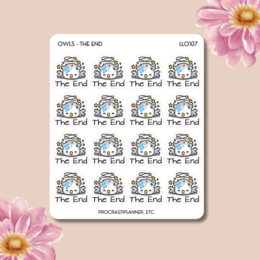 Owl Writing Theme - The End