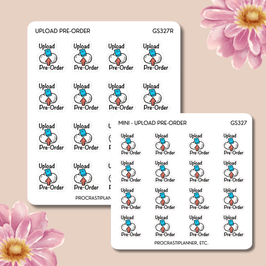 Upload Pre-Order Planner Stickers