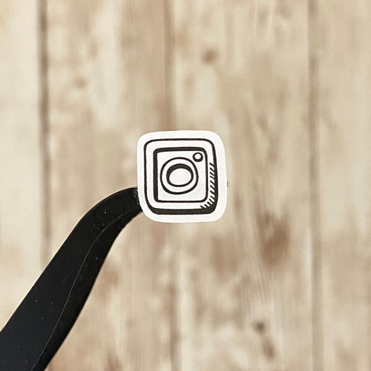 Instagram Social Media Icon  Planner Stickers