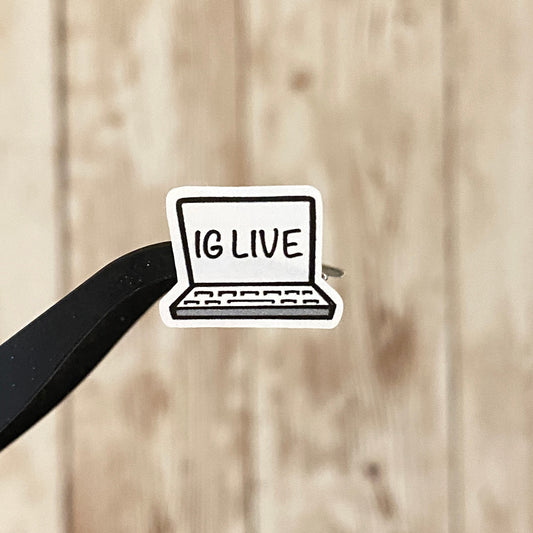 NEW - Virtual Normal - IG LIVE Laptop Planner Stickers