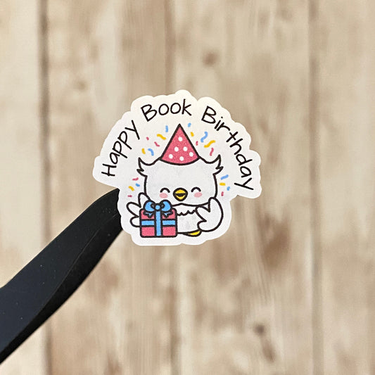 Owl Writing Theme - Happy Book Birthday Planner Stickers