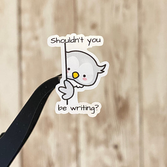 Owl Writing Theme - Shouldn't You Be Writing? Planner Stickers
