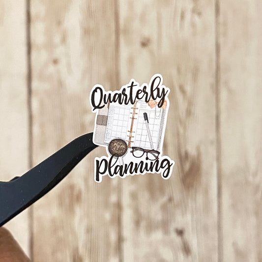 Quarterly Planning - Planner Stickers for Writers, Reviewers, Bloggers - Updated Format!