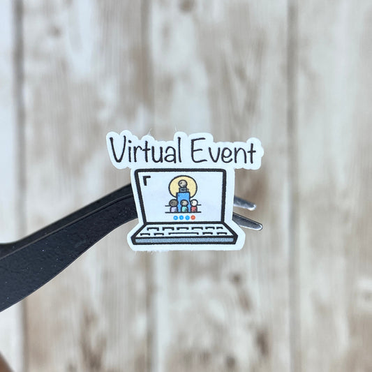 Virtual Normal - Virtual Event Laptop Planner Stickers