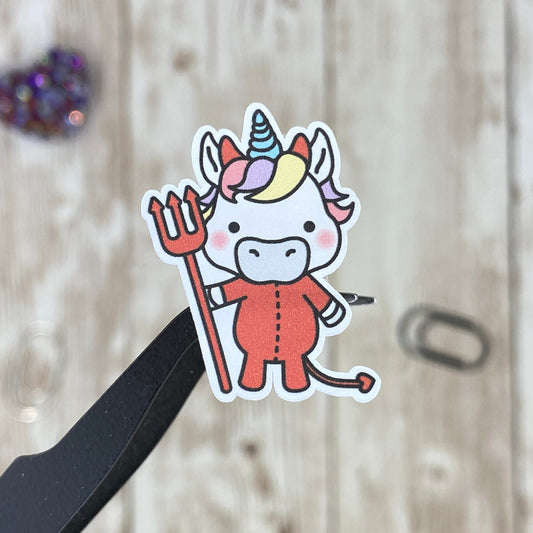 Devilish Unicorn Planner Stickers