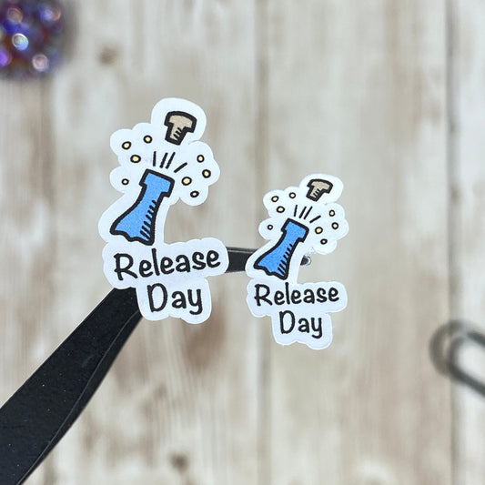 Release Day Book Launch Planner Stickers Regular and Mini Size