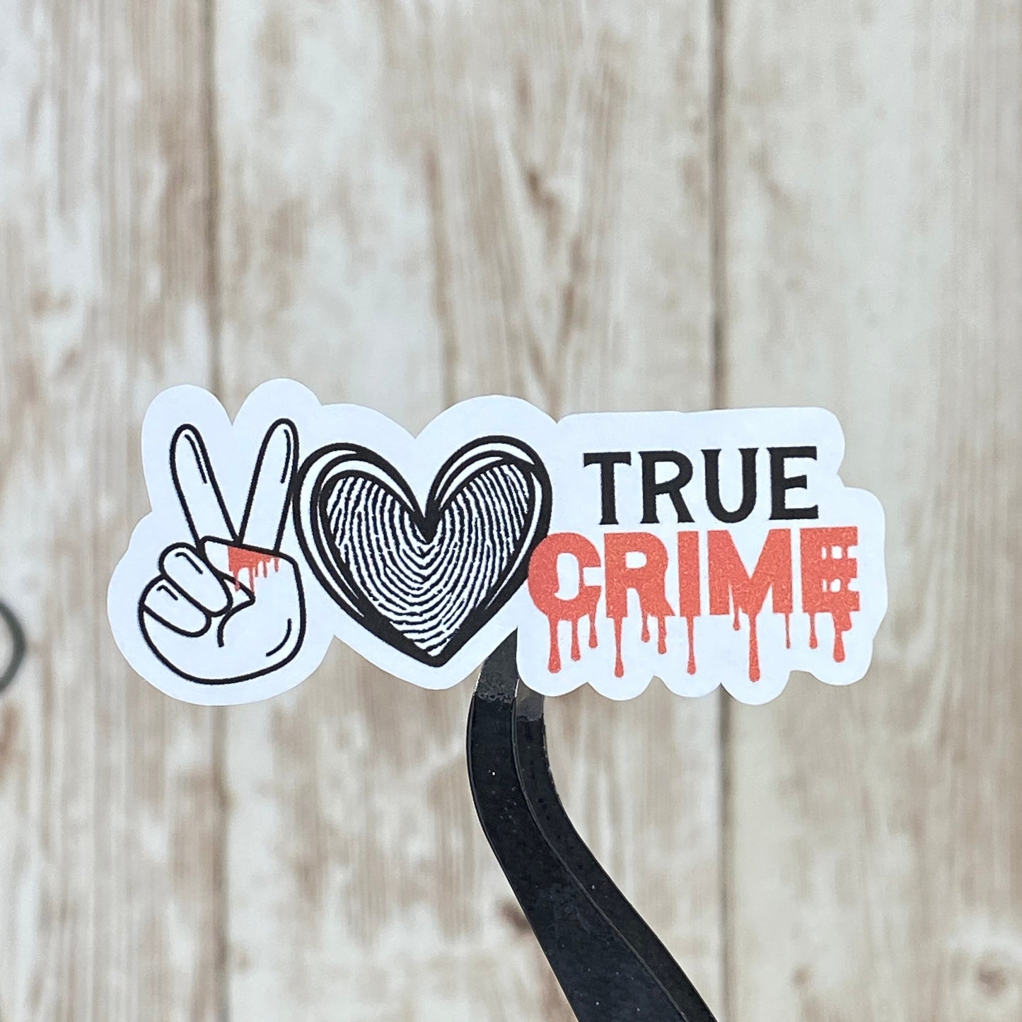 True Crime Lovers Planner Stickers in Large and Small Format