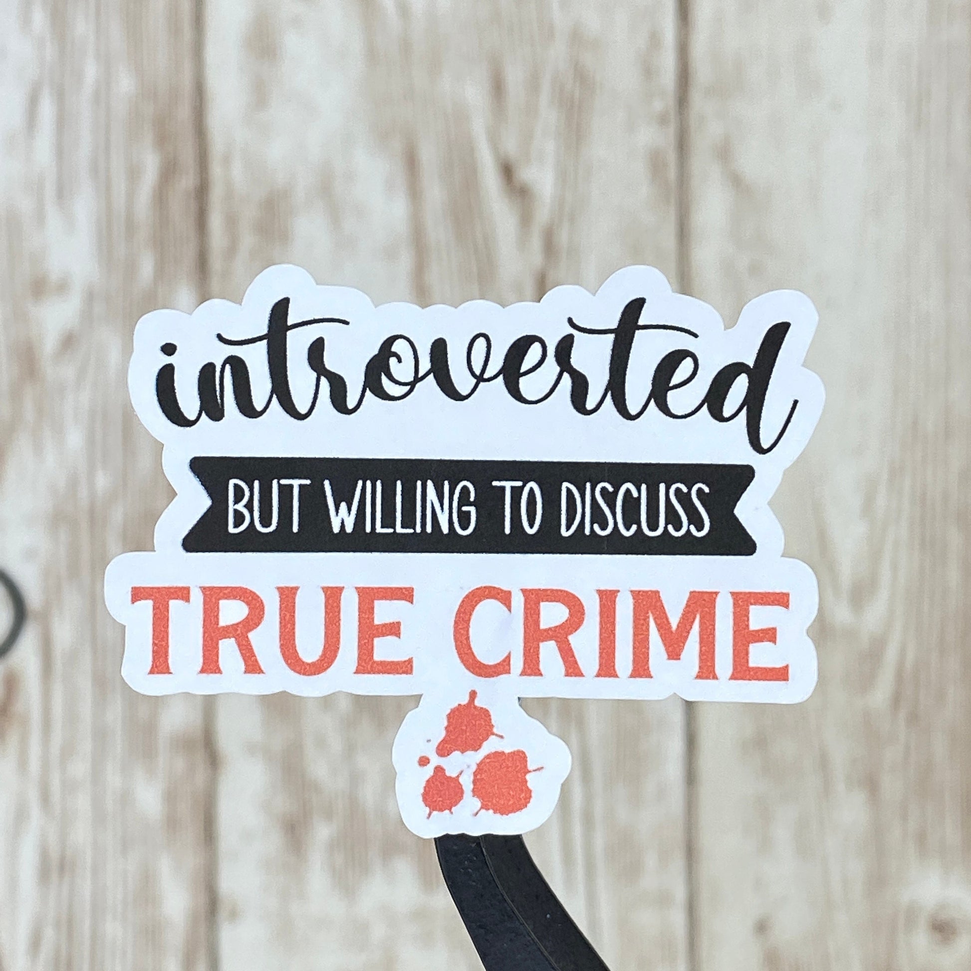 True Crime Lovers Planner Stickers in Large and Small Format