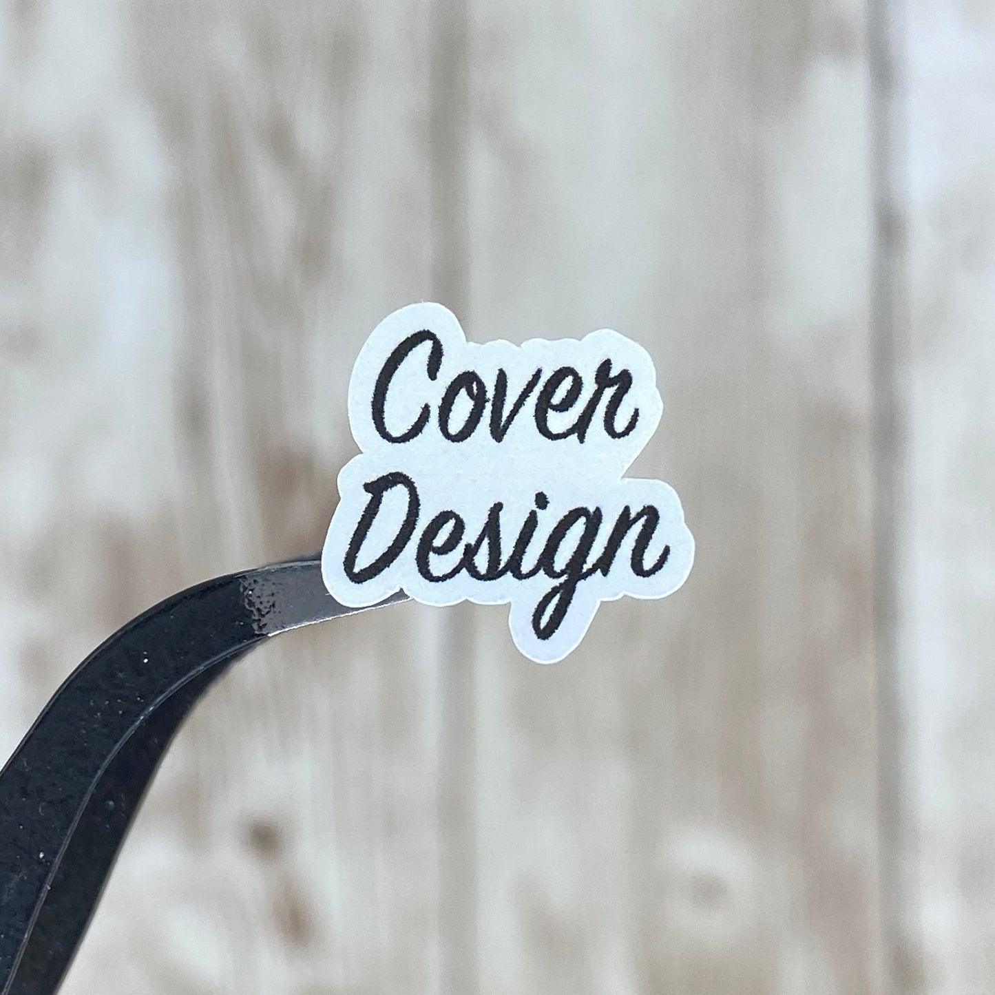 Text - Cover Design Planner Stickers in White Matte and Clear Matte Paper for Journals, Planners or Agendas