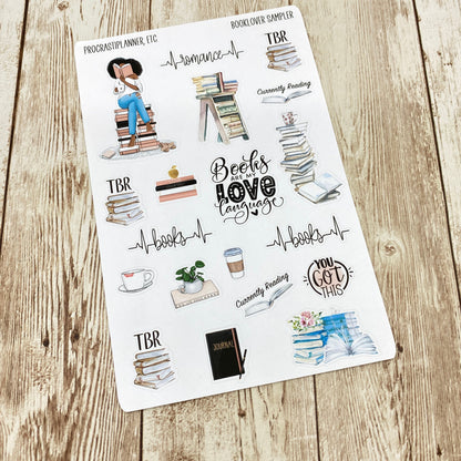 Book Lover Planner Stickers for Readers Bloggers Journals