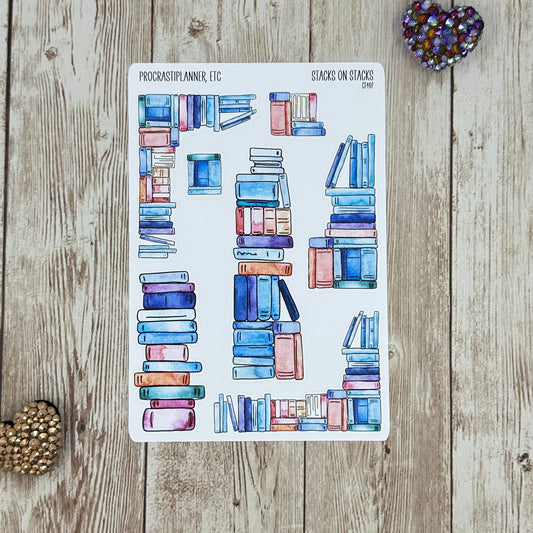 Stacks on Stacks Planner Stickers for Agendas and Journals