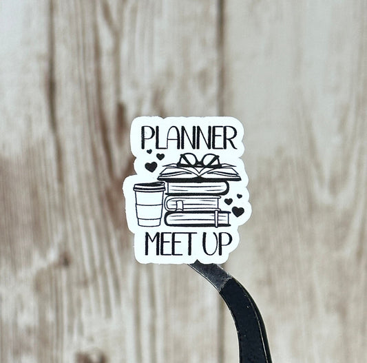 Planner Meet Up Planner Stickers for Agendas Notebooks and Journals